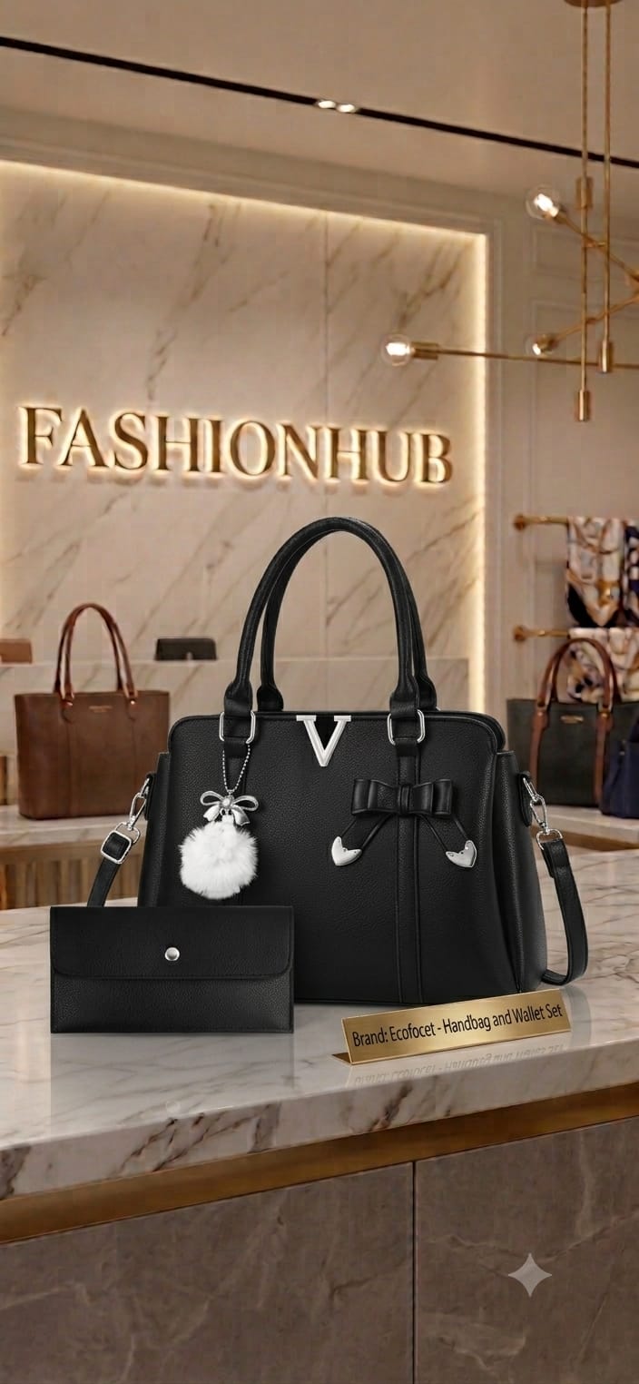 Ecofocet Handbag and Wallet Set