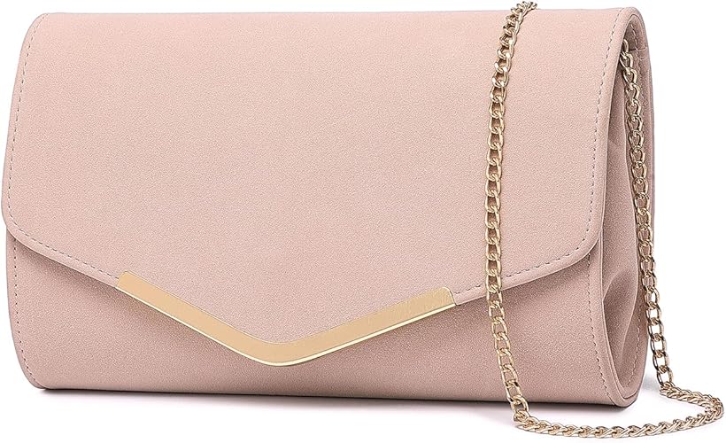 Pink Envelope Clutch Bag