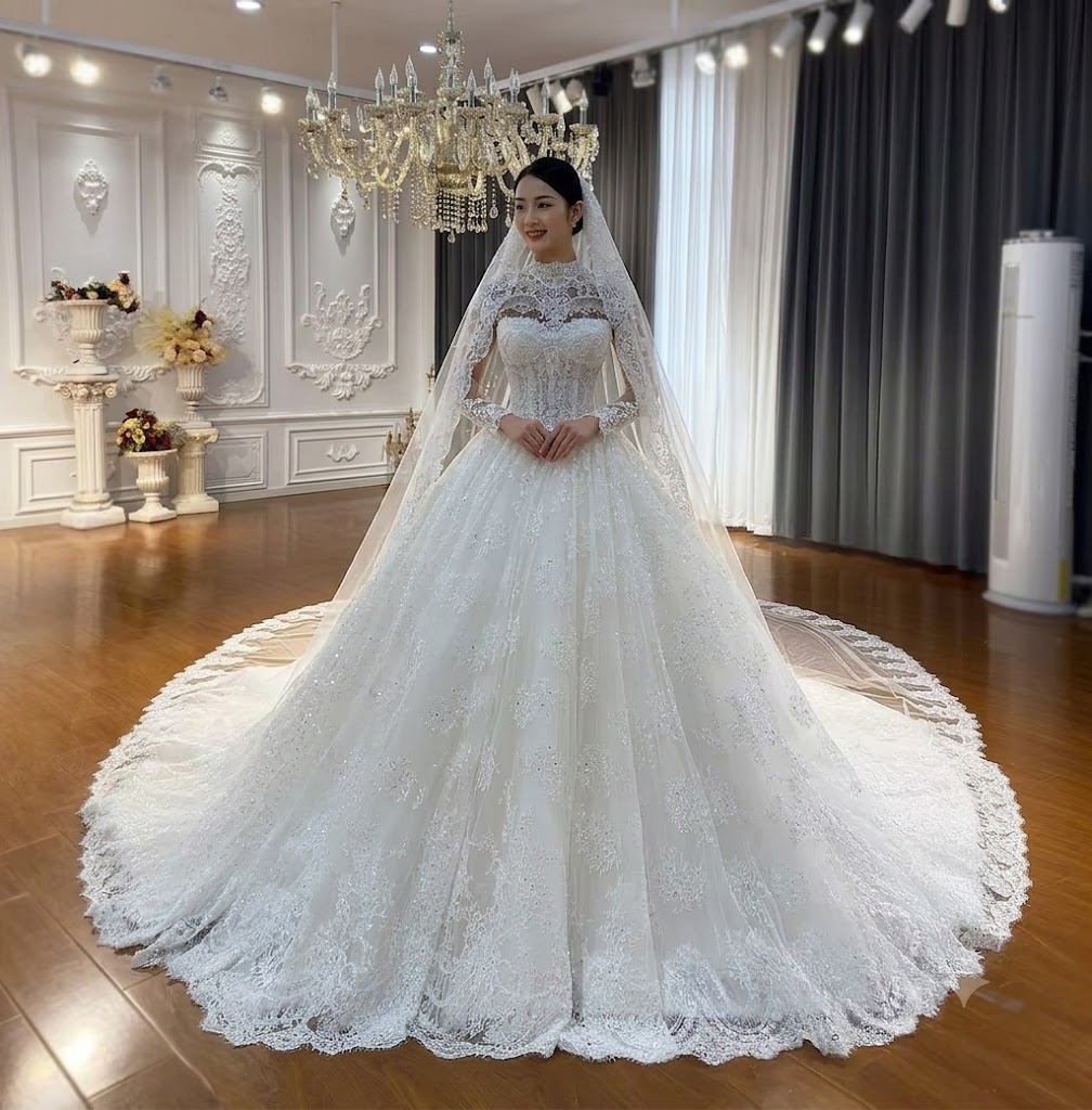 Royal Tulle Ballgown Wedding Dress